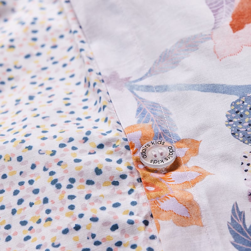 Garden Dreams Lilac Cot Quilt Cover Set
