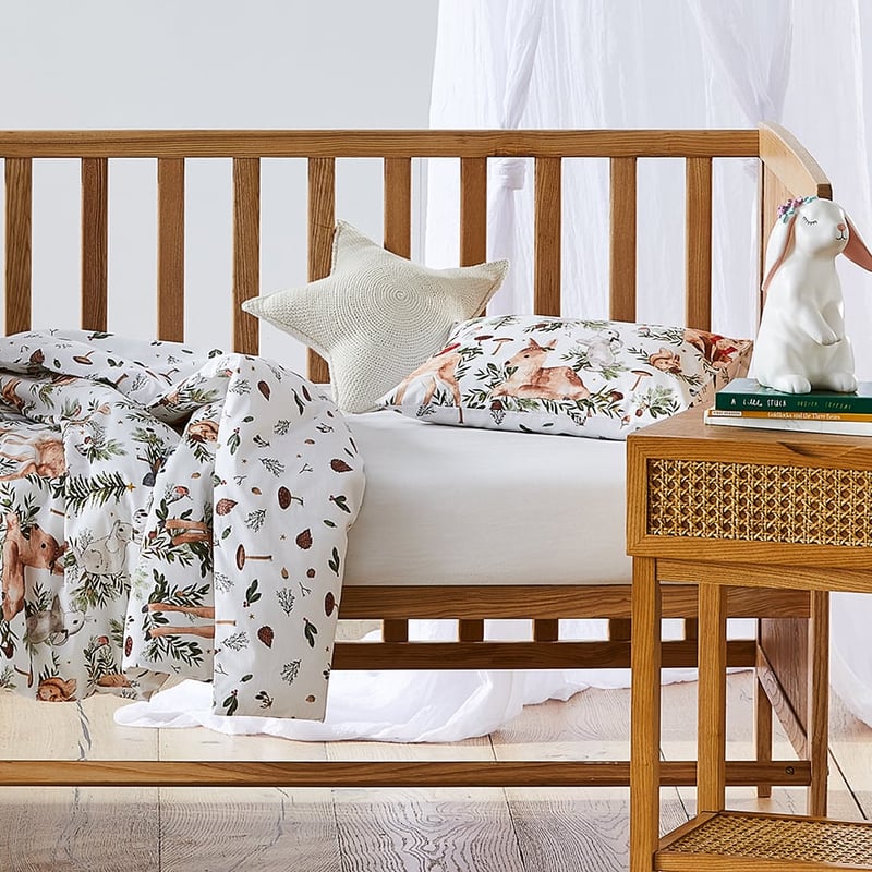 Festive Forest Cot Quilt Cover Set