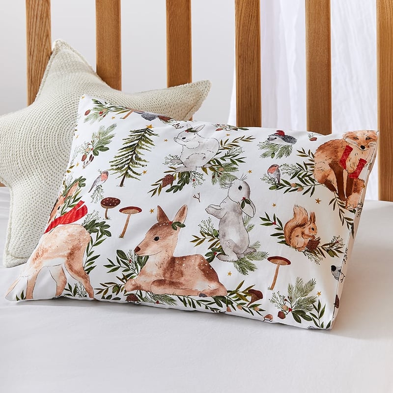 Festive Forest Cot Quilt Cover Set