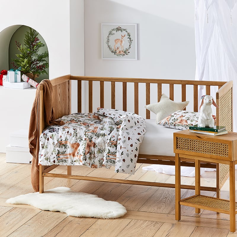 Festive Forest Cot Quilt Cover Set