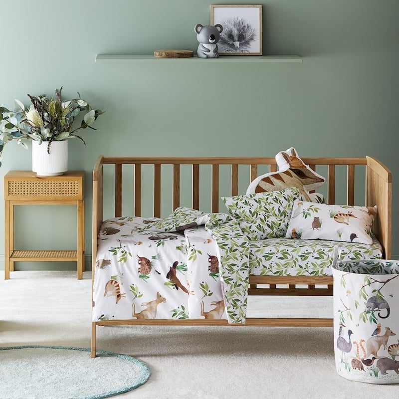 Native Animals Multi Cot Quilt Cover Set