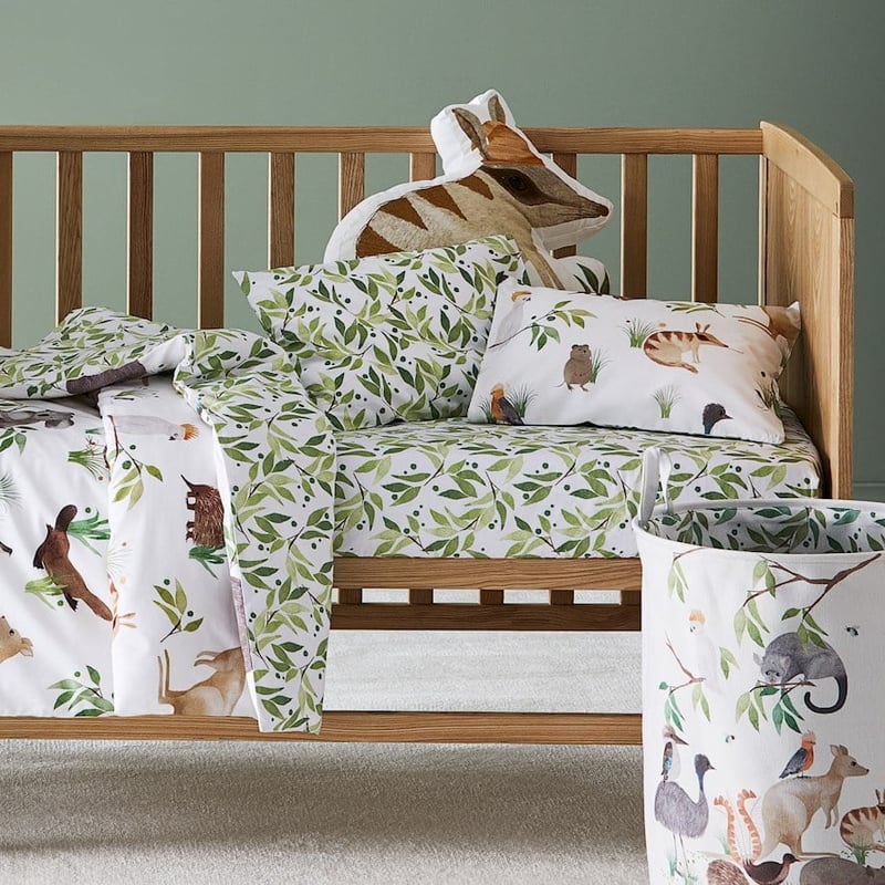 Native Animals Multi Cot Quilt Cover Set