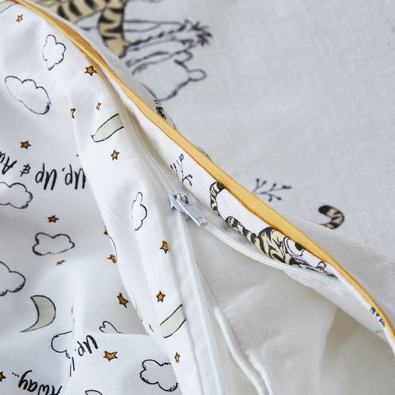 Disney Winnie The Pooh Natural Cot Quilt Cover Set