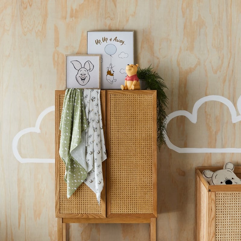 Disney Winnie The Pooh Fern Winnie & Friends Swaddle 2 Pack