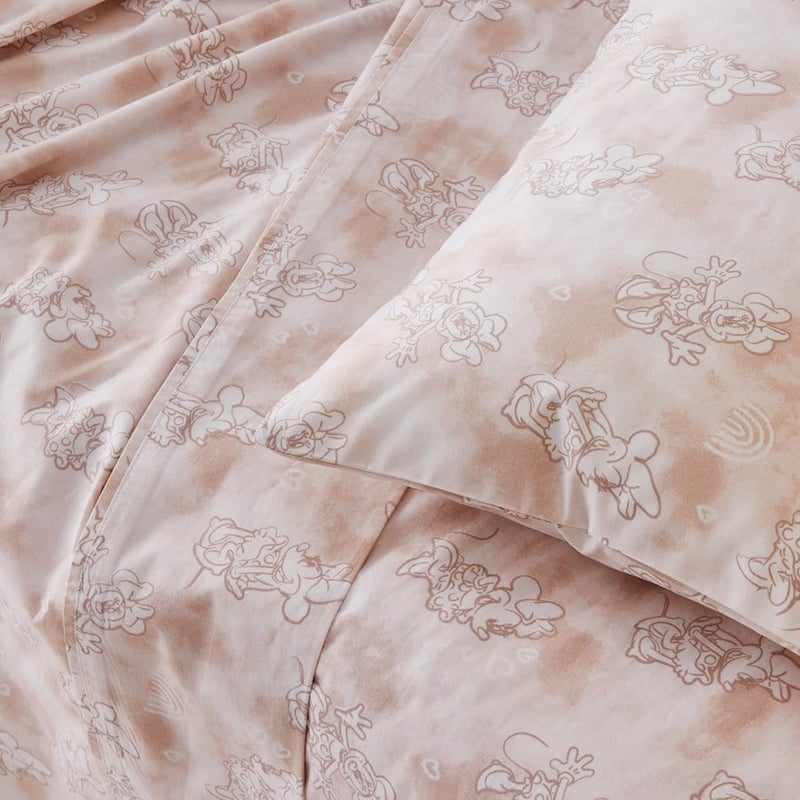 Disney Minnie Mouse Pink Cot Sheet Set