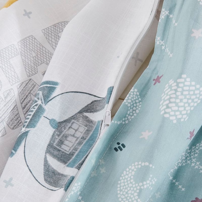 Star Wars Steel Blue Cot Quilt Cover Set