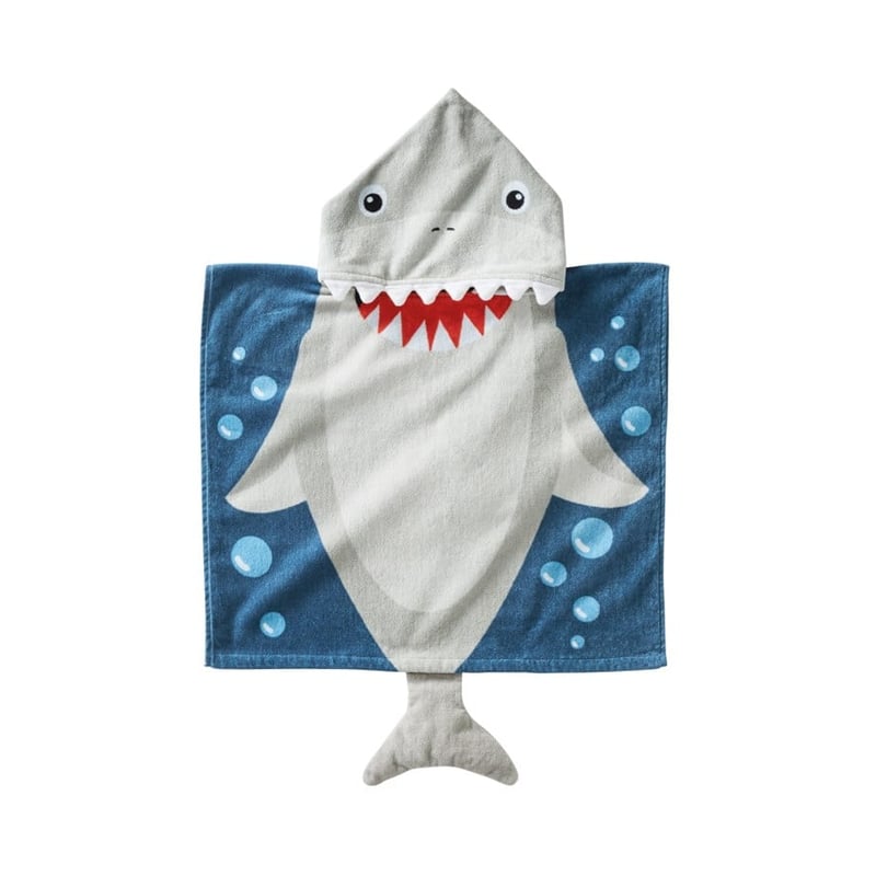 Shark Small Beach Hooded Towel
