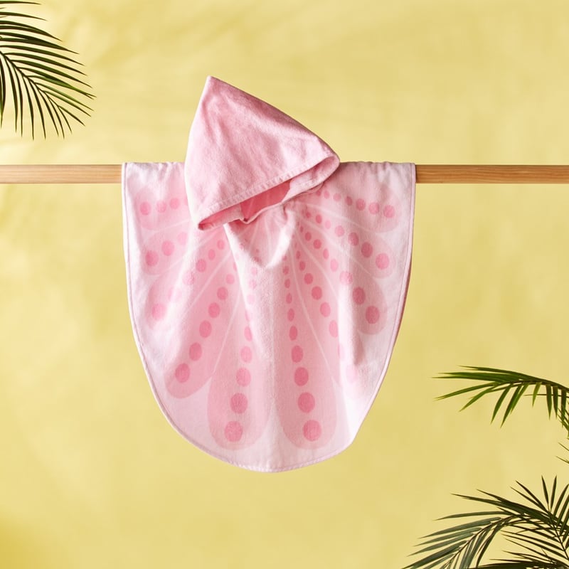 Shell Small Beach Hooded Towel