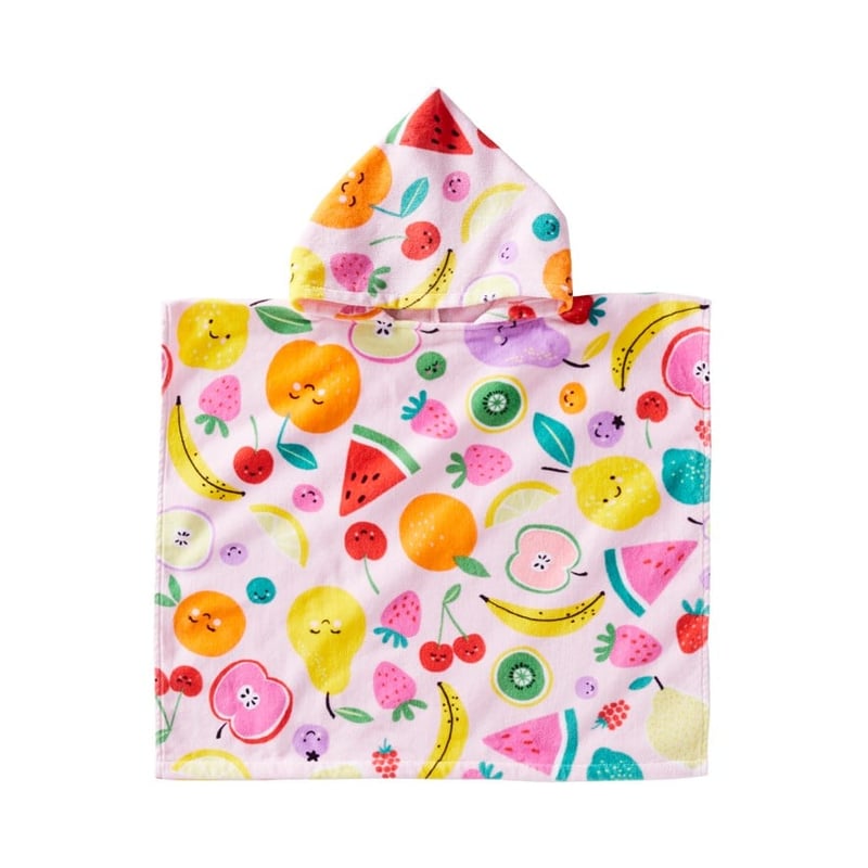 Fruits Small Beach Hooded Towel