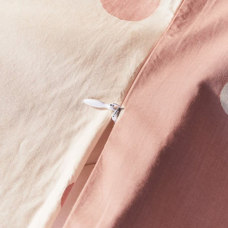 Mark Tuckey Polka Oatmeal Organic Cot Quilt Cover Set