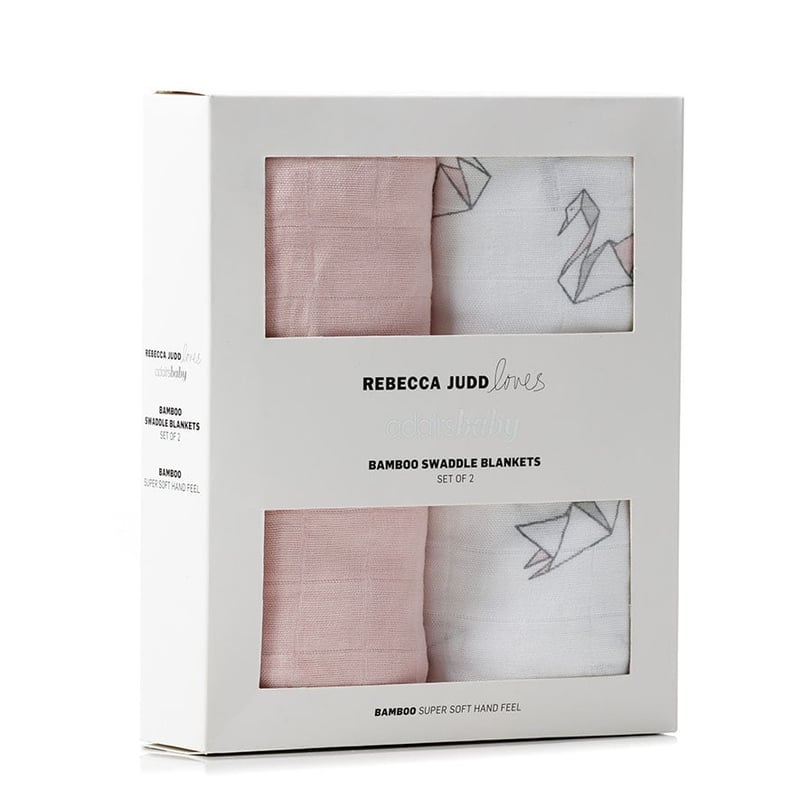 Bamboo Wraps Pink Swan Pack of 2