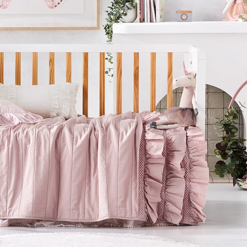 Coverlet Collection Cot Pink 