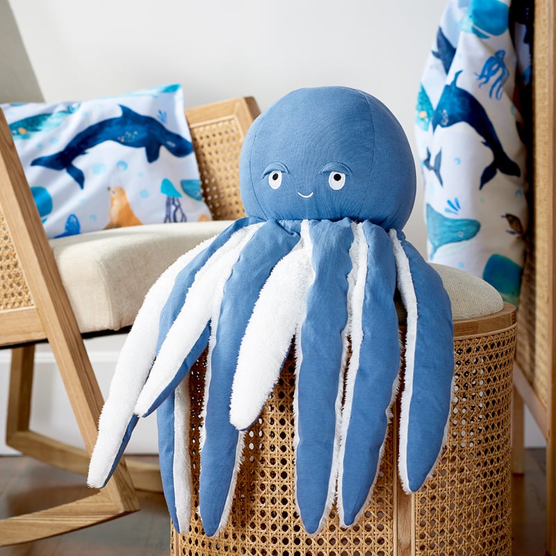 Smilie Blue Octopus Sea Toy