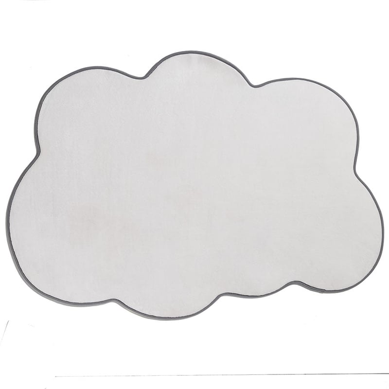 Shaped Floor Rug Cloud