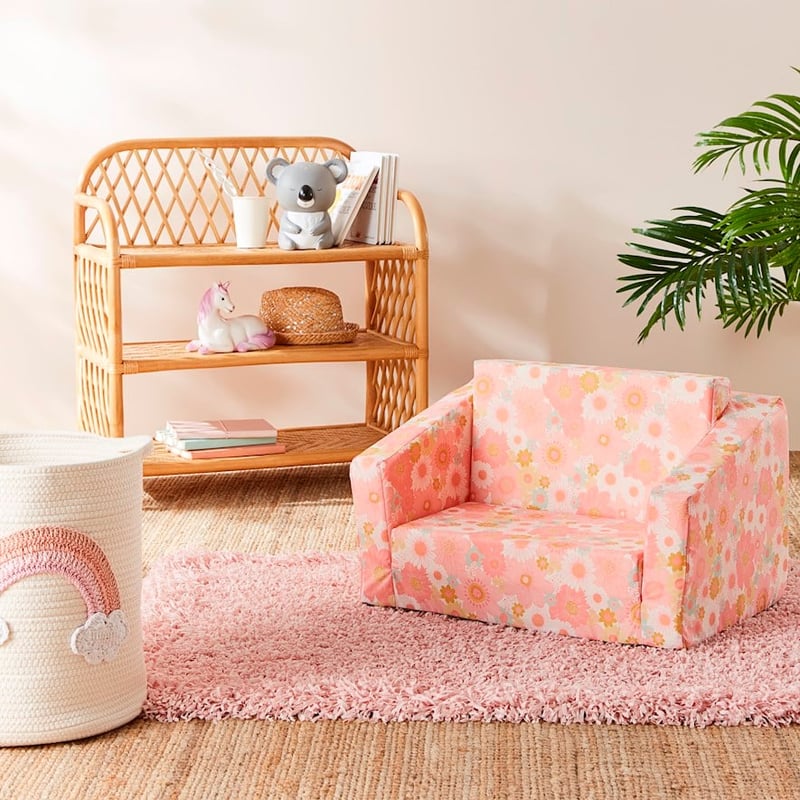 Pink Ribbon Rectangle Rug