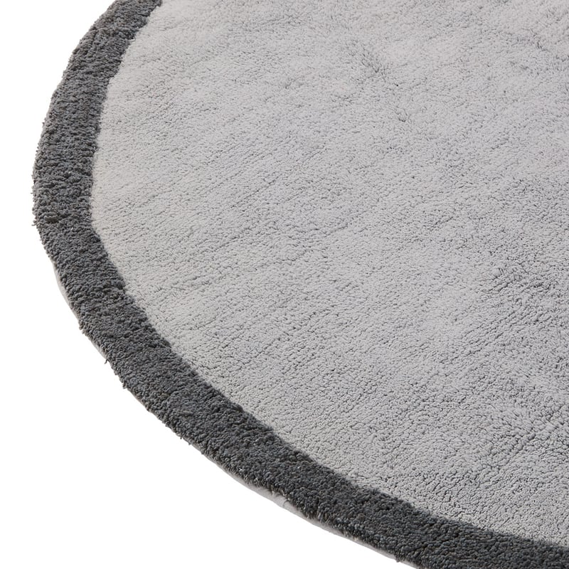 Reece Large Grey Round Rug