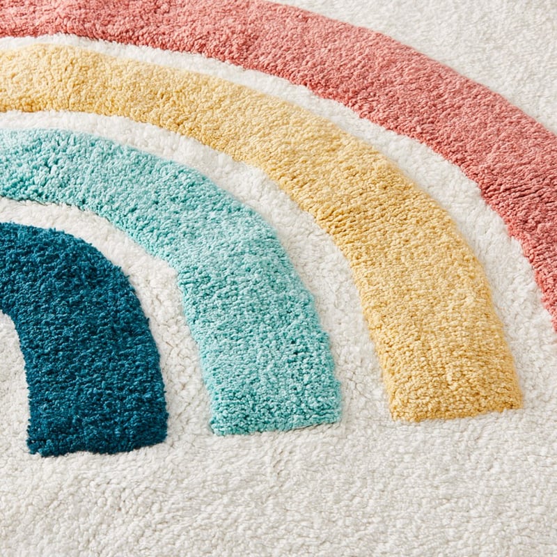 Decorative Modern Rainbow Rug