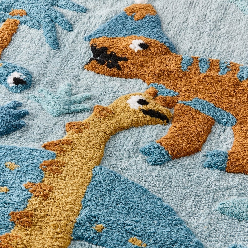 Decorative Tufted Dinosaur Rug