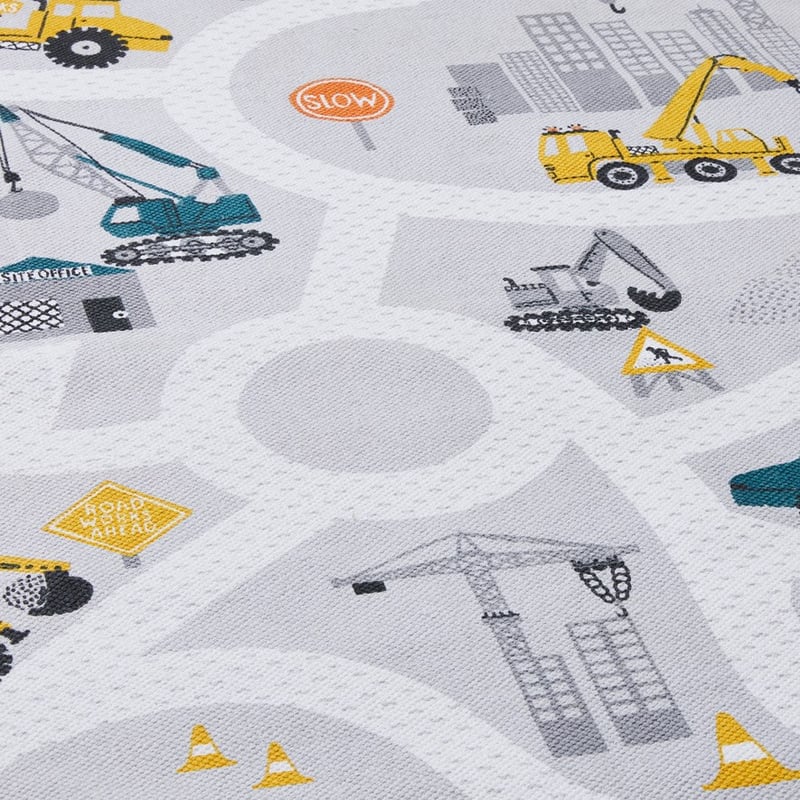 Under Construction Decorative Rug