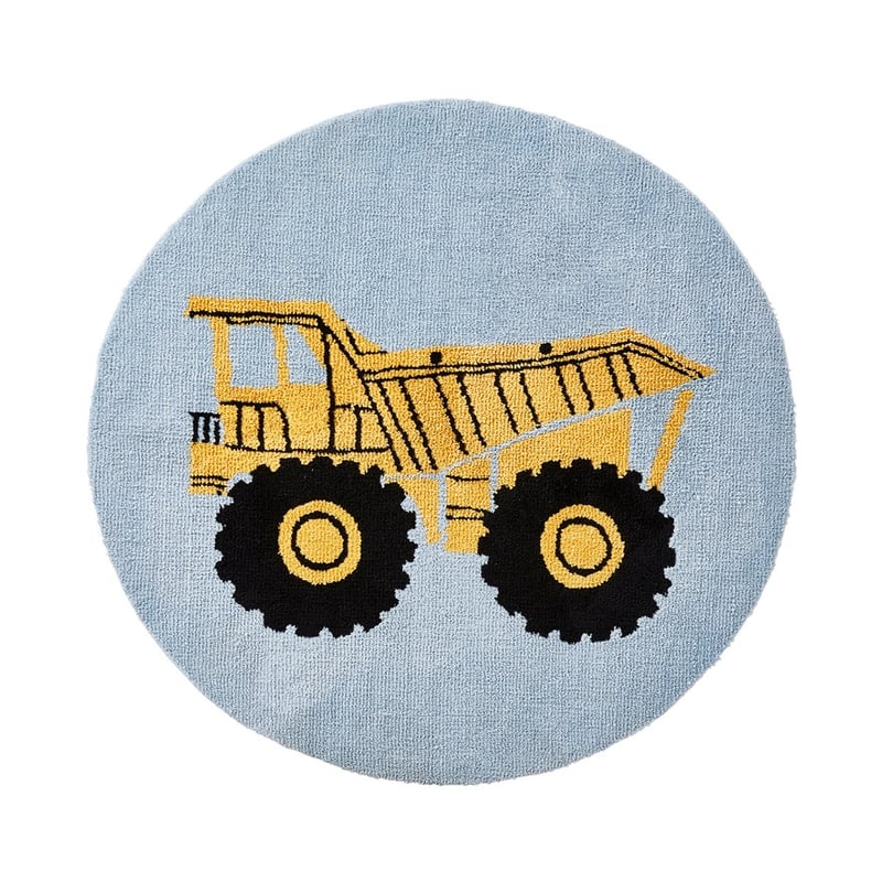 Busy Truck Novelty Rug