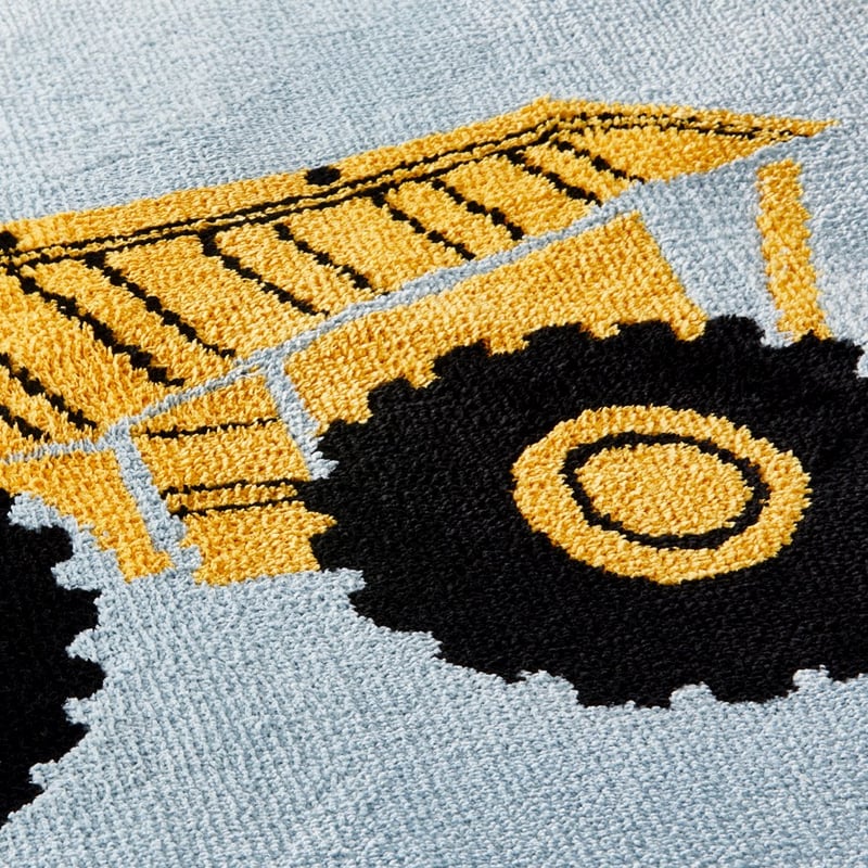 Busy Truck Novelty Rug