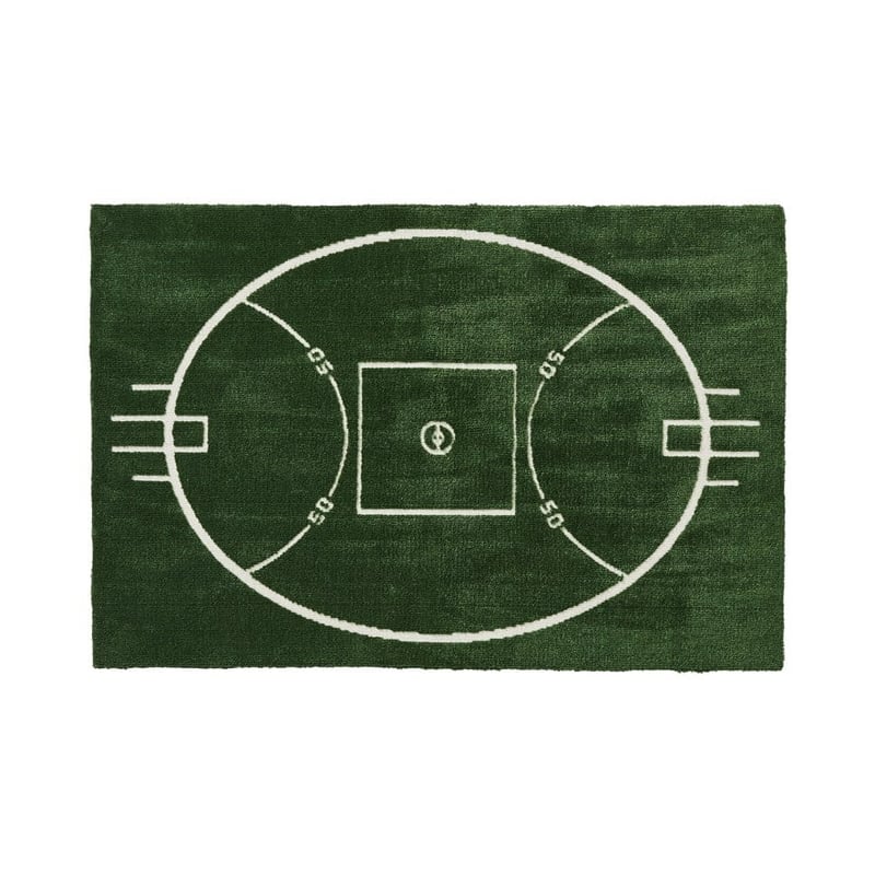 Footy Oval Novelty Rug
