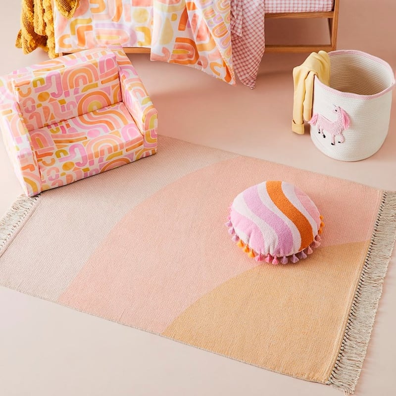 Pink Pastel Dreams Designer Rug
