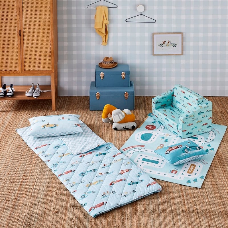 Designer Printed Speedway Track Rug  