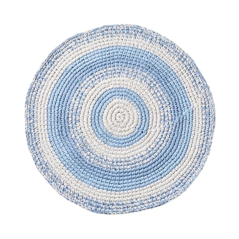 Mark Tuckey Kids Slate Crochet Rug 