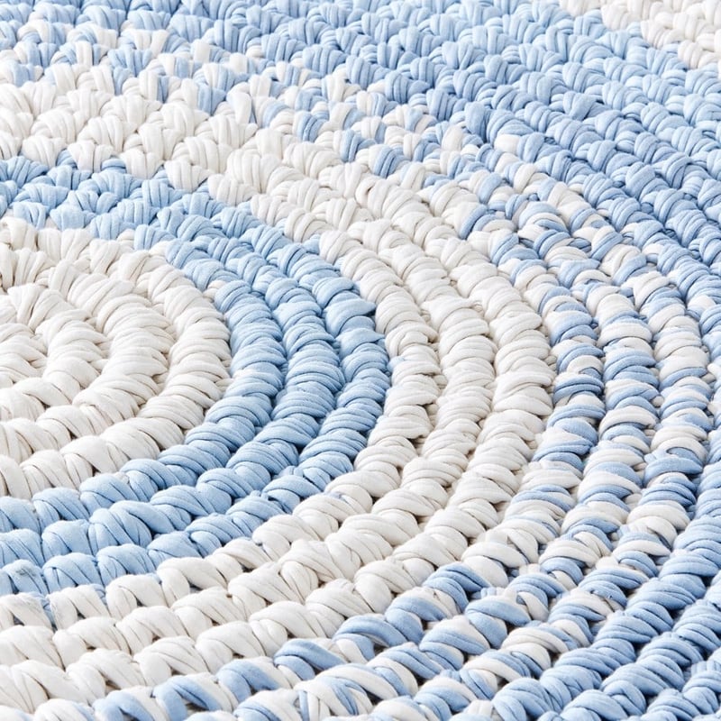 Mark Tuckey Kids Slate Crochet Rug 