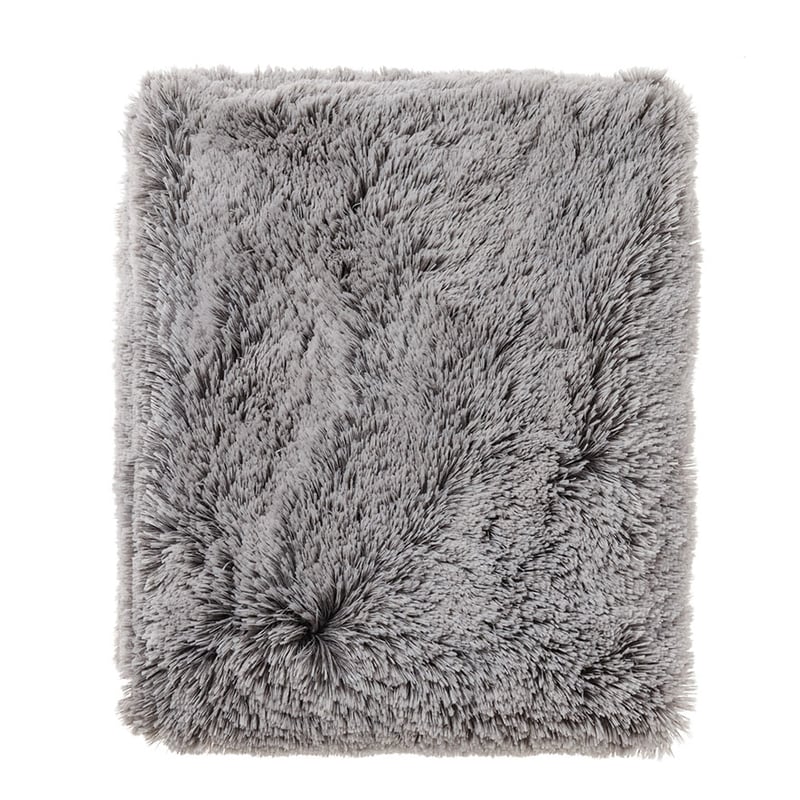 Kingston Faux Fur Range Grey Throw