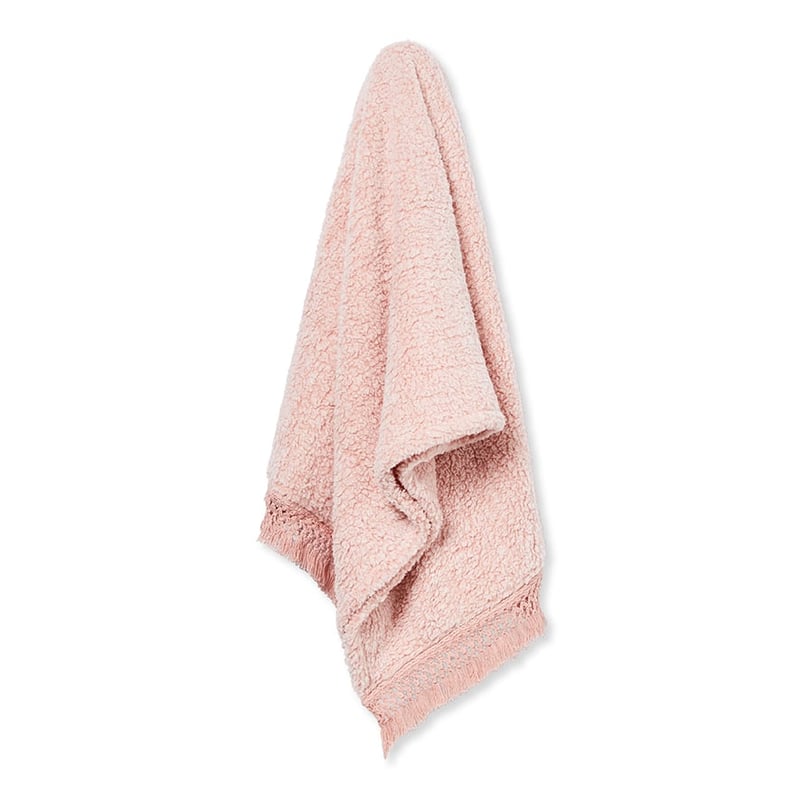 Brooklyn Sherpa Throw Pink