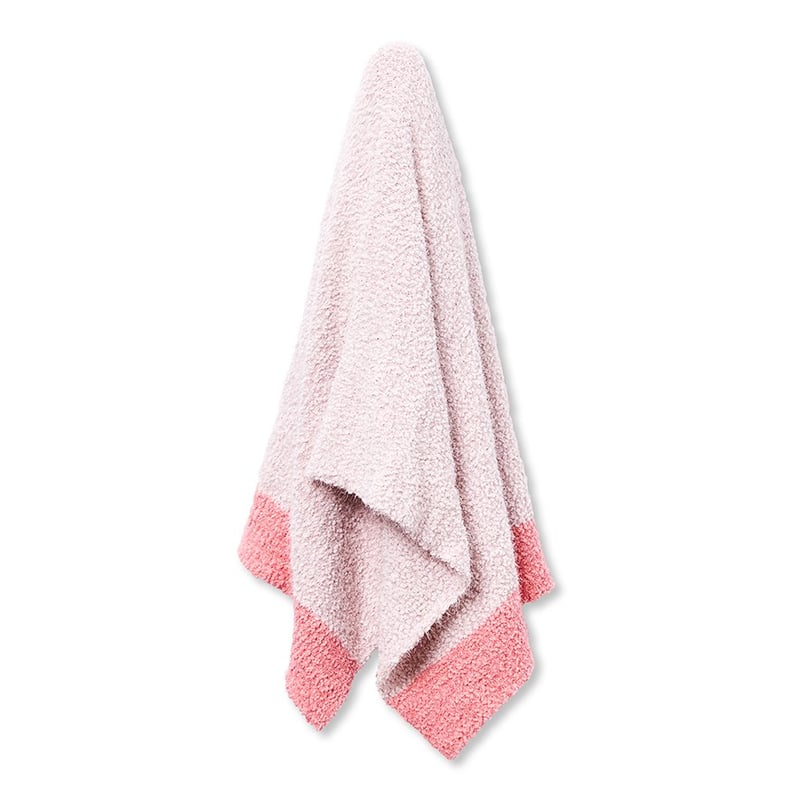 Rhylee Pink Salt Knit Throw