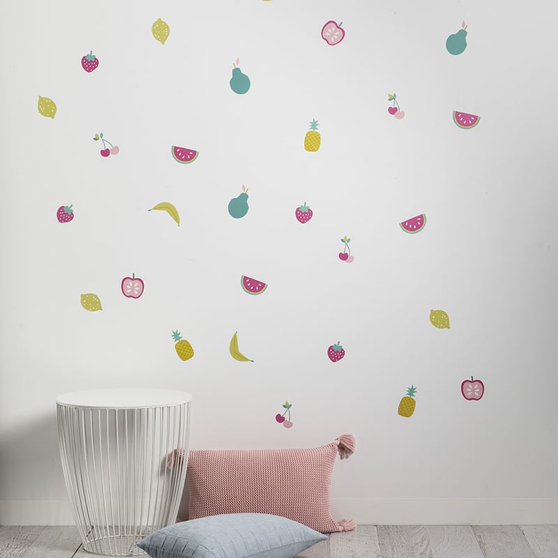 Geo Fruit Removable Wall Stickers