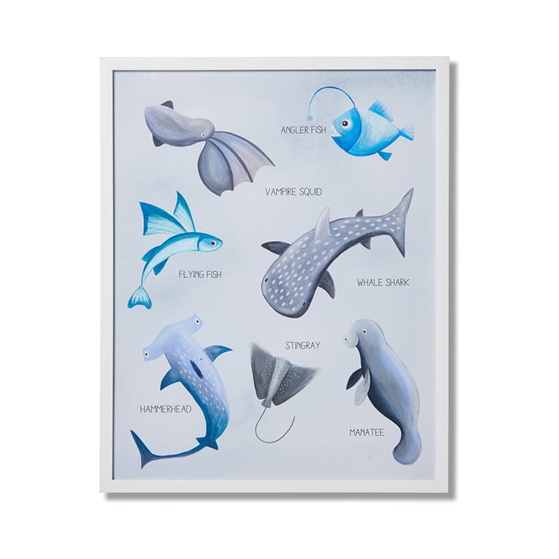 Kids Wall Art Under The Sea