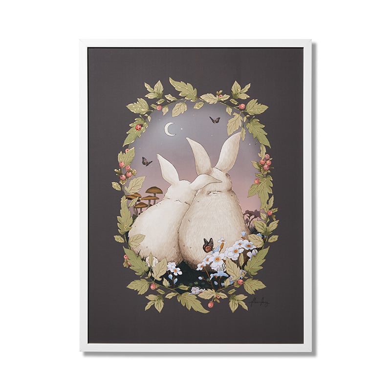 Fleur Harris Bunny Wish Wall Art