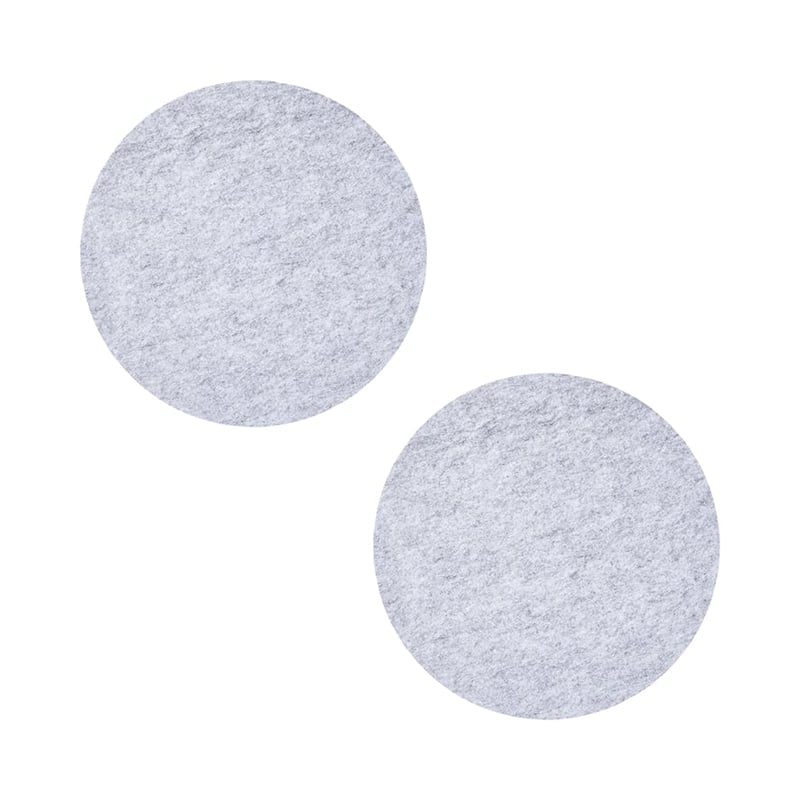 Felt Pin Boards Pale Grey Circle 2pk