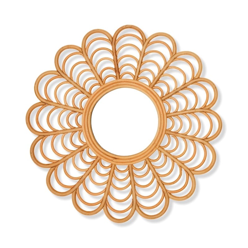 Oasis Rattan Mirror Honey