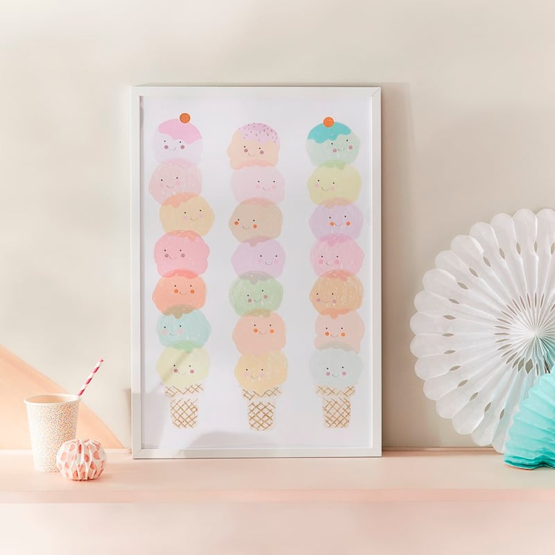 Ice Cream Wall Art 