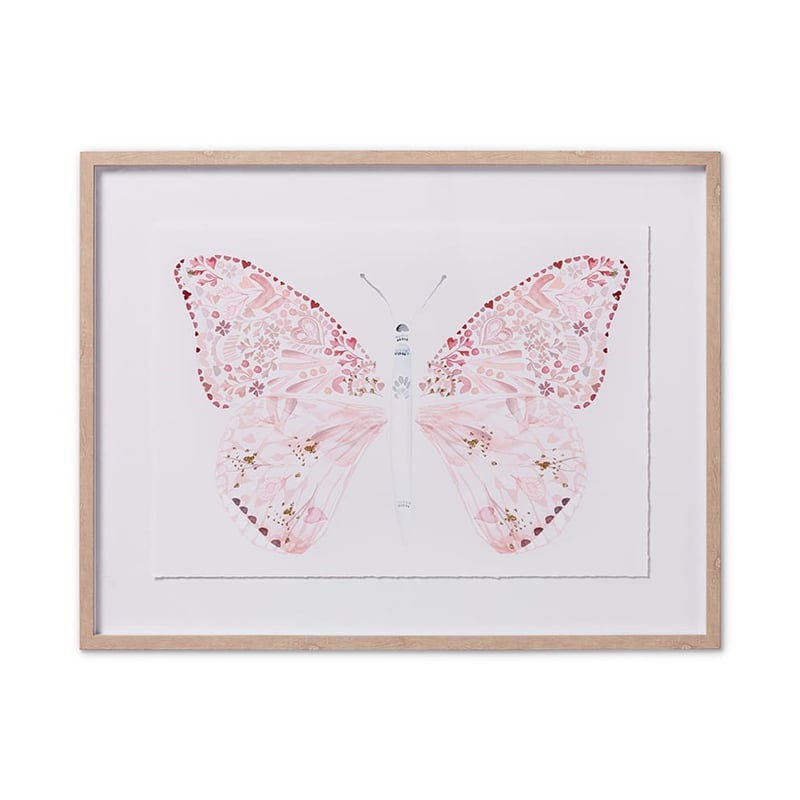 Framed Wall Art   Butterfly