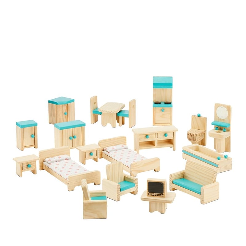Harper Doll House 20 Piece Furniture Set  