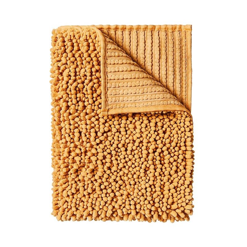 Microplush Mustard Bobble Bath Mat