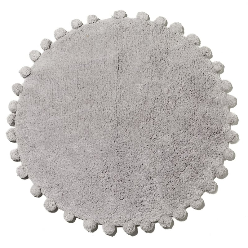Livia Moonrock Pom-Pom Circle Bath Mat