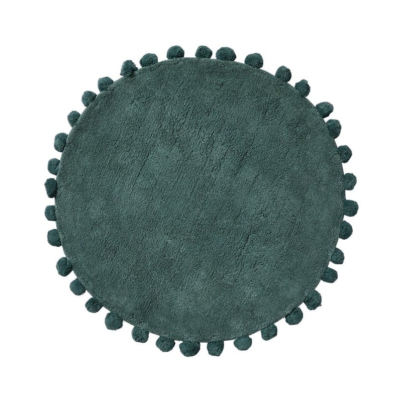 Livia Seagrass Pom-Pom Circle Bath Mat