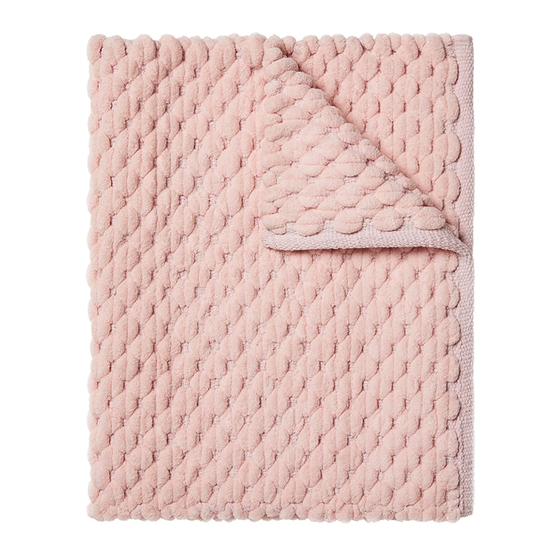 Yasmin Bath Mat Blush Pink