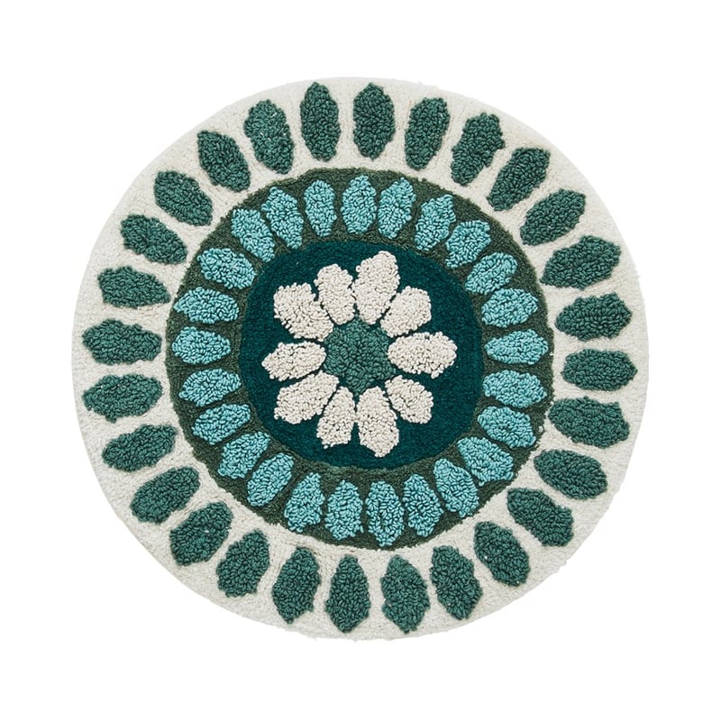 Arabesque Soft Pistachio Bath Mat