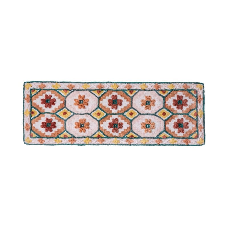 Dahlia Pink Multi Bath Runner