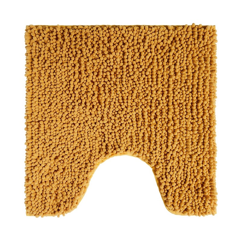 Microplush Mustard Bobble Contour Mat 
