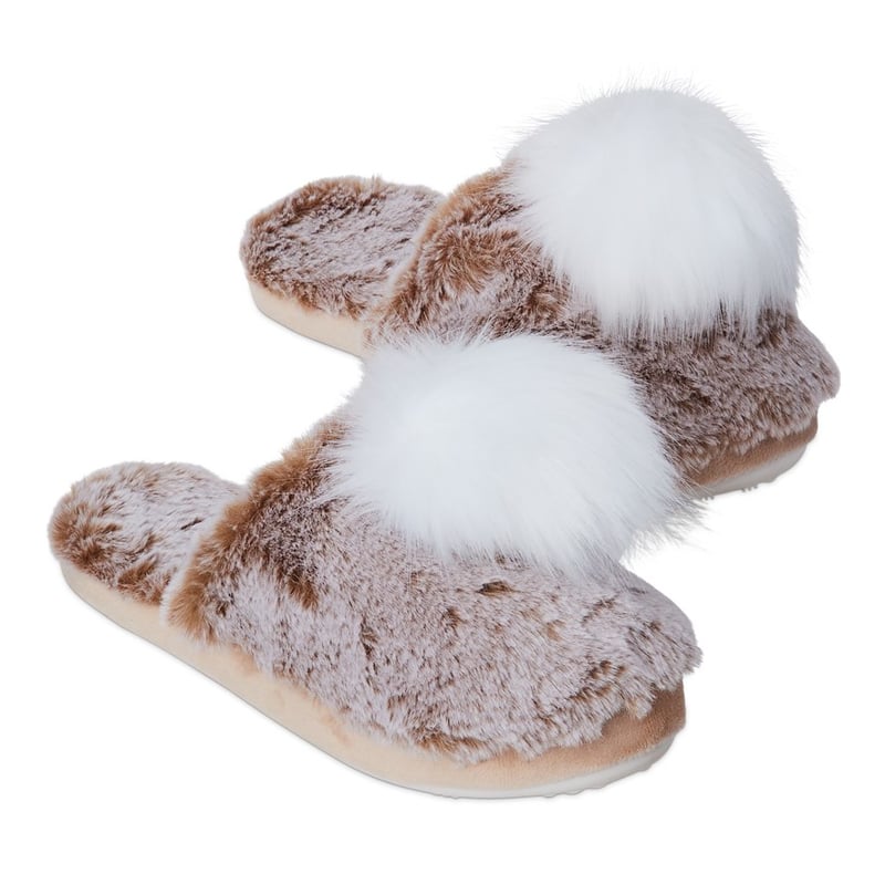 Cotton Tail Smokey Fawn Novelty Slippers