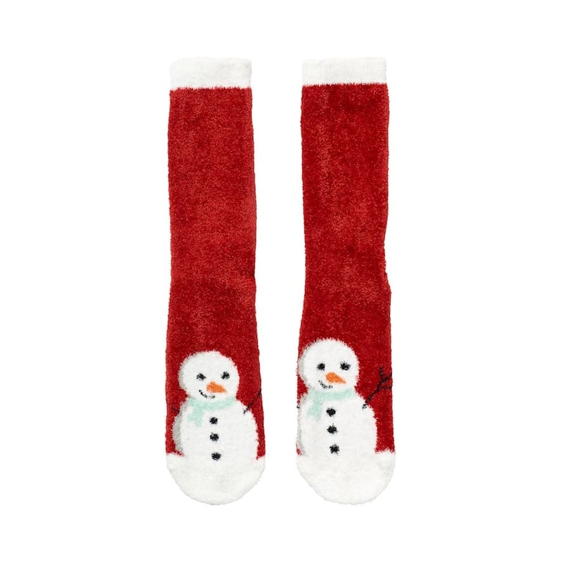 Snowman Bed Socks